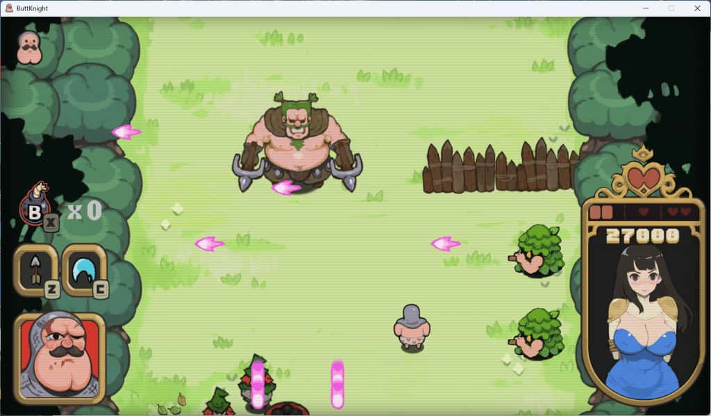 PC/热门弹幕STG 蜜臀骑士/ButtKnight V20250620 2.33G全息投影